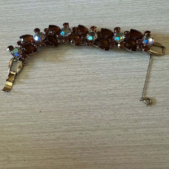 Delizza and Elster, Juliana Line, 5 link bracelet with Topaz and Romance Stones - Picture 4 of 6